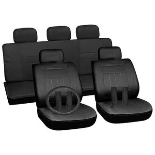 Oxgord Black 17 piece Car Seat Cover Automotive Set