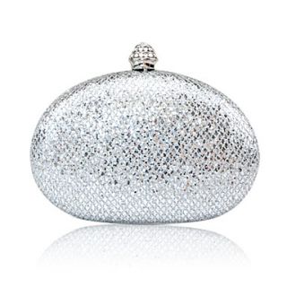 Gorgeous Stainless Steel With Sequins Evening Bag Handbag Purse Clutch