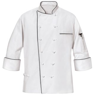 Chef Designs Master Chef Coat, White