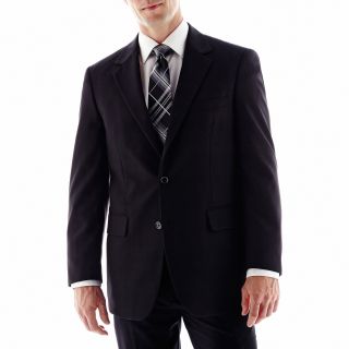 Arrow Black Herringbone Suit Jacket, Mens