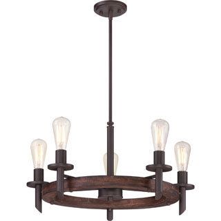 Tavern Darkest Bronze 5 light Chandelier