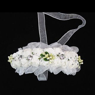 Lovely Paper Flower Wedding Flower Girl Headband/ Headpiece