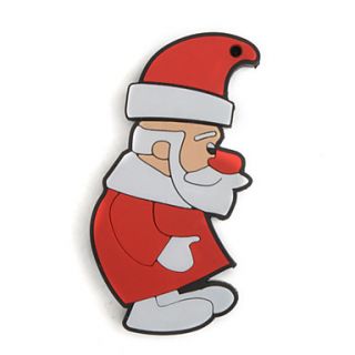 16GB Father Christmas Style USB Flash Drive (Red)