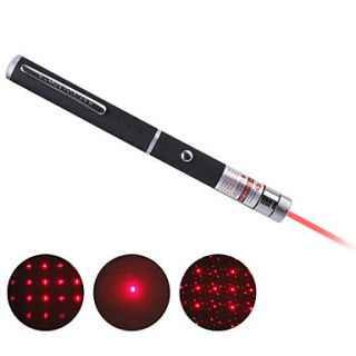 Multi point Red Star Laser Pointer Pen (Include 2 AAA batteries)