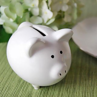Ceramic Baby Piggy Bank Party Gift/Favor