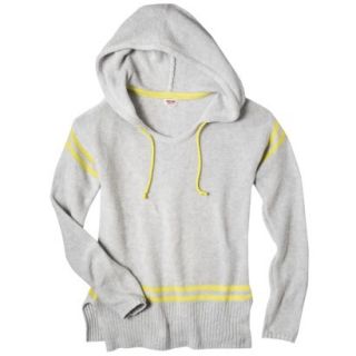 Mossimo Supply Co. Juniors Varsity Hoodie Sweater   Gray XS(1)
