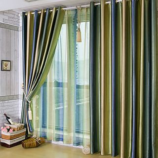 (One Pair) Beautiful Gradients Color Shade Room Darkening Curtain