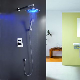 Sprinkle by Lightinthebox   Color Changing LED Shower Faucet with 8 inch Shower Head Hand Shower