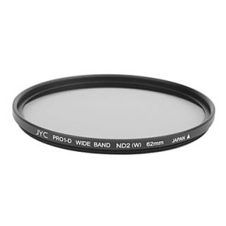 Genuine JYC Super Slim High Performance Wide Band ND2 Filter 62mm