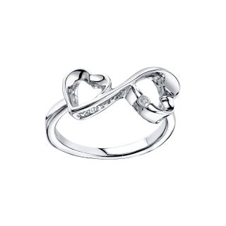 Love Grows Diamond Accent Double Heart Ring, Womens