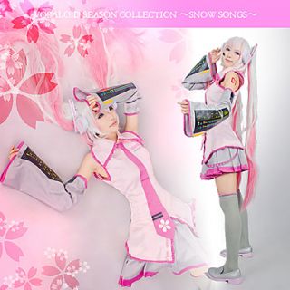 Cosplay Costume Inspired by Vocaloid Sakura Miku (Pink Version)