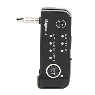 Bluetooth Handsfree Car Charger FM Transmitter   Black