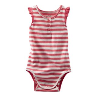 Oshkosh Bgosh Pink and White Bodysuit   Girls 3m 24m, Girls