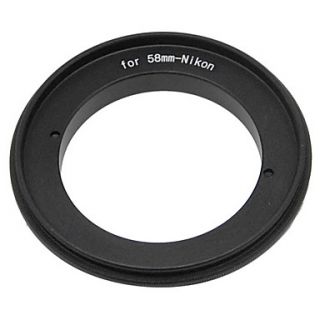 58mm Reverse Ring for Nikon DSLR Cameras