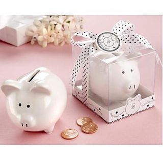 Lil Saver Favor Ceramic Mini Piggy Bank