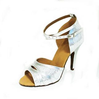 Customized Sparkling Glitter Latin/Ballroom Dance Shoes With Ankle Strap (More Colors)