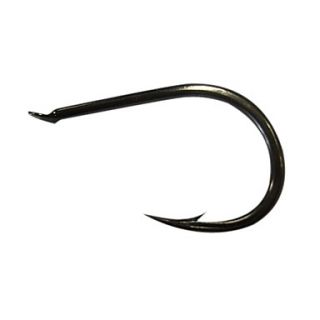 Carbon Steel Fishhook with Curved Point and Right Curved Point (30 Piece Pack)
