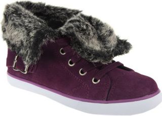 Girls Nina Vicki2   Purple Suede Casual Shoes