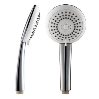 Round Hand Shower with 3 Functions   Chrome Finish