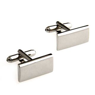 Classic Rectangle Mens Cufflinks