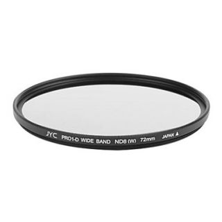 Genuine JYC Super Slim High Performance Wide Band ND8 Filter 72mm