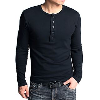 GentleMens Fashion Long Sleeve Tight Shirt