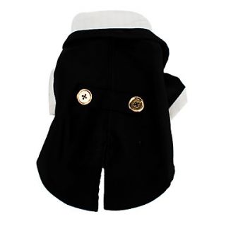 Black Formal Blazer with Bow Tie for Dogs (XS XL, Black)