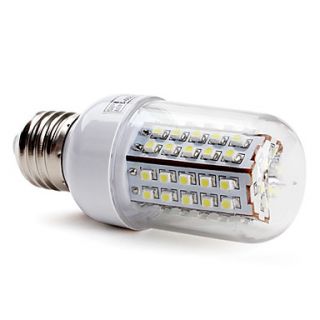 E27 66x3528 SMD 3.5W 430LM 5500 6500K Natural White Light LED Corn Bulb (230V)