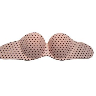 Marvelous Polyester/Silicone Demi Cup Strapless Dramatic Lift OfficeCareer Bra