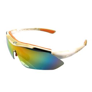 Basto High Quality Sports Glasses Cycling Glasses with 3 Pieces UV Filtering ,Polarized and One Piece Lens (6 Colors Available