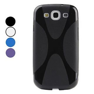 Protective Soft Silicone Back Case for Samsung Galaxy S3 I9300 (Assorted Colors)