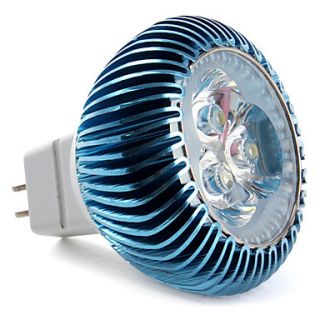 MR16 3 LED 270LM 6000K Natural White Light Spot Bulb (12 18V)