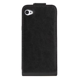 Genuine Leather Case for iPhone 4 and 4S (Black)