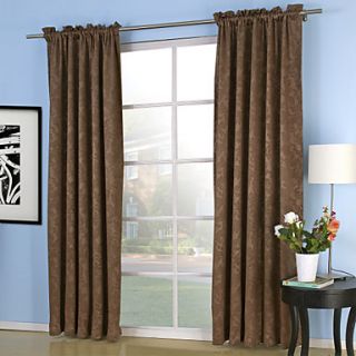 (One Pair) Embossed Pray Blackout Thermal Curtain
