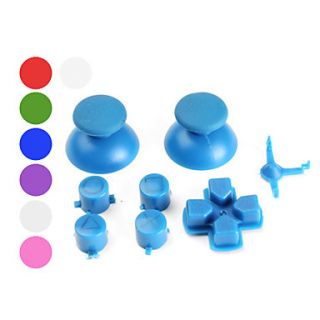 Custom Replacement Button Set for PS3 Controller (Assorted Colors)