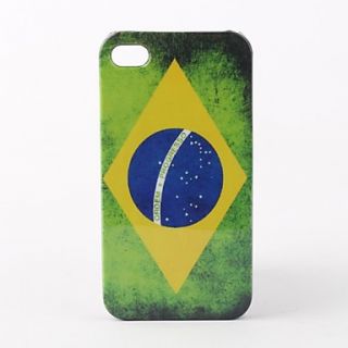 Circle Pattern Hard Case for iPhone 4 and 4S (Multi Color)