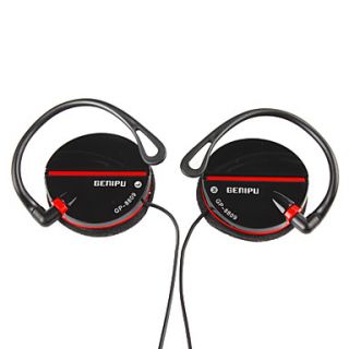 Hi Fi Ear Hook Headphones,Black,White
