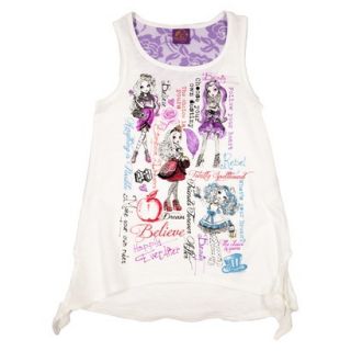 Ever After High Girls Graphic Tank   Ivory XL