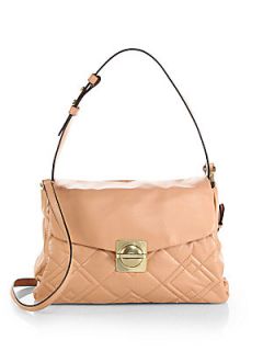Marc by Marc Jacobs Circle in Square Quilted Shoulder Bag   Sand Gold