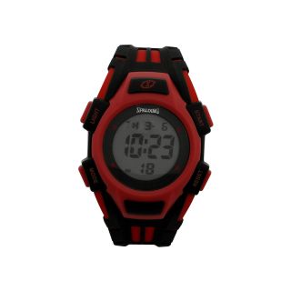 Spalding Hard Court Black and Red Watch, Mens