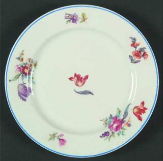 Syracuse Old Haarlem (Blue Trim) Bread & Butter Plate, Fine China Dinnerware   O