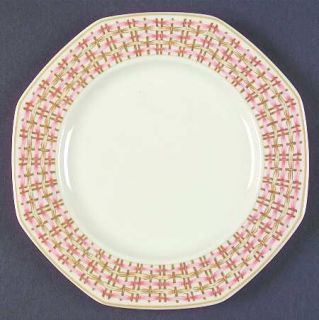 Wedgwood Wildwood Bread & Butter Plate, Fine China Dinnerware   Ivory, Pink/Tan