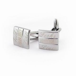 Personalized Square Cufflinks