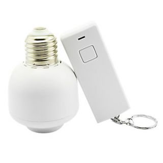 Wireless Remote Control Lamp Light Switch with Lamp Holder
