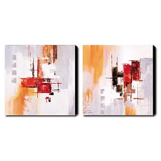 Hand painted Oil Painting Abstract Set of 2 1211 AB0048