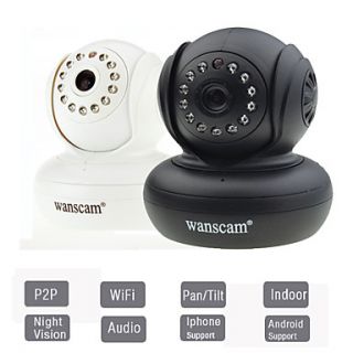Wanscam   Wireless Mini Ip Camera with Pan Title and P2P Free