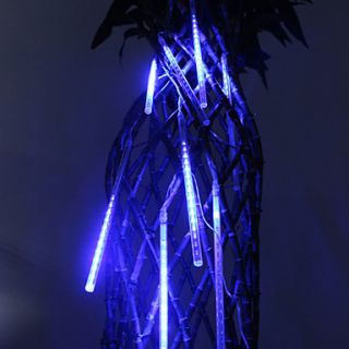 50cm Festival Decoration Blue LED Meteor Rain Lights for Christmas Party (8 Pack, 110 220V)