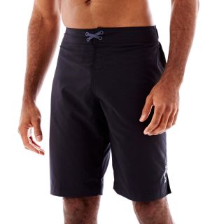 Reebok Solid Board Shorts, Black, Mens