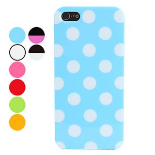 Dots Pattern Soft Case for iPhone 5/5S (Assorted Colors)