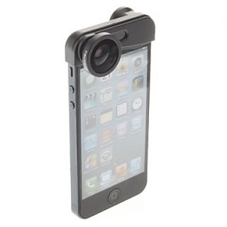 Fish Eye, Wide Angle and Macro Lens 3 in 1 Quick Change Camera Lens for iPhone 5